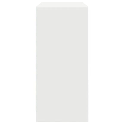 Sideboard mit Schubladen und Türen Weiß 70,5x34x74,5 cm