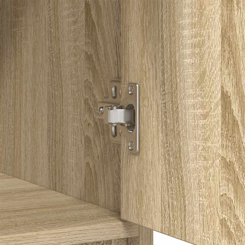 Sideboard mit Schubladen und Türen Sonoma-Eiche 70,5x34x74,5 cm