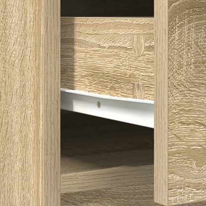 Sideboard mit Schubladen und Türen Sonoma-Eiche 70,5x34x74,5 cm