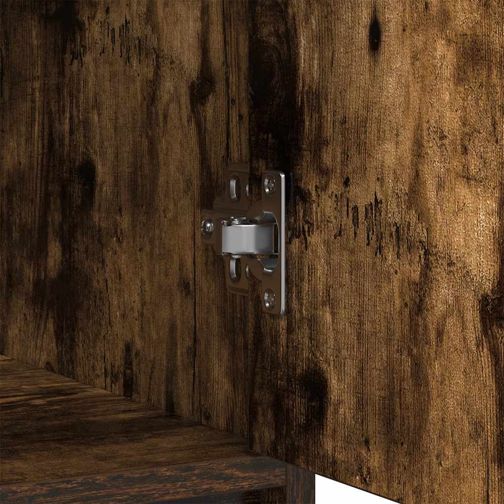 Sideboard mit Schubladen und Türen Räuchereiche 70,5x34x74,5 cm