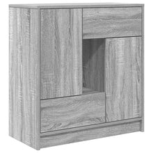 Sideboard mit Schubladen und Türen Grau Sonoma 70,5x34x74,5 cm