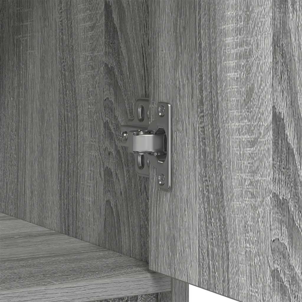 Sideboard mit Schubladen und Türen Grau Sonoma 70,5x34x74,5 cm