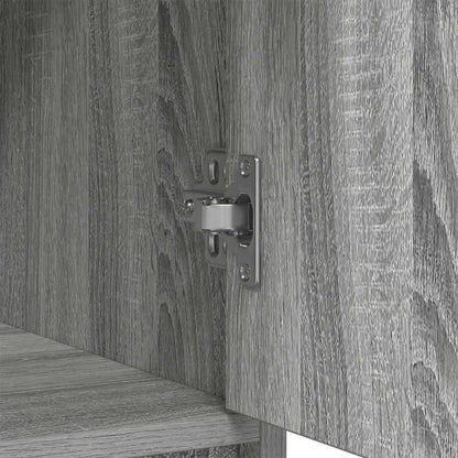 Sideboard mit Schubladen und Türen Grau Sonoma 70,5x34x74,5 cm