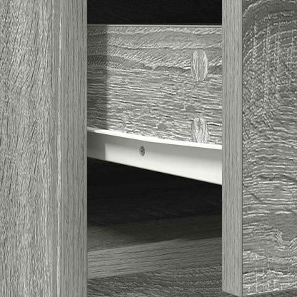 Sideboard mit Schubladen und Türen Grau Sonoma 70,5x34x74,5 cm
