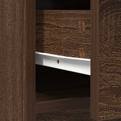 Sideboard mit Schubladen und Türen Braun Eichen-Optik