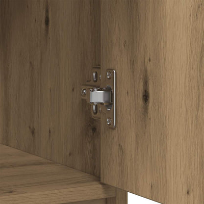 Sideboard mit Schubladen und Türen Artisan-Eiche 70,5x34x74,5cm