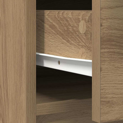 Sideboard mit Schubladen und Türen Artisan-Eiche 70,5x34x74,5cm