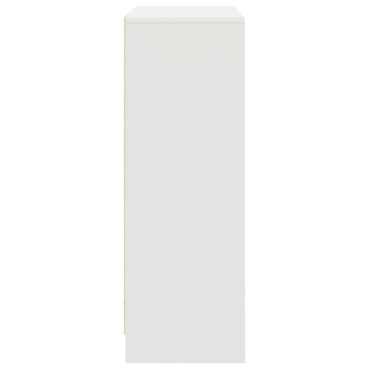 Sideboard mit Schubladen und Türen Weiß 73x31x90 cm