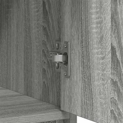 Sideboard mit Schubladen und Türen Grau Sonoma 73x31x90 cm