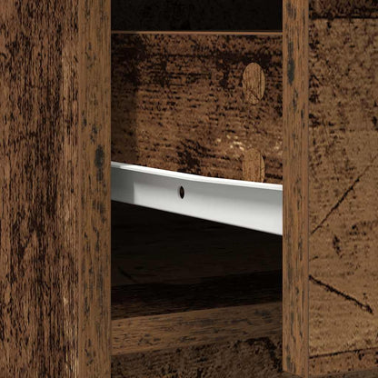 Sideboard mit Schubladen und Türen Altholz-Optik 73x31x90 cm