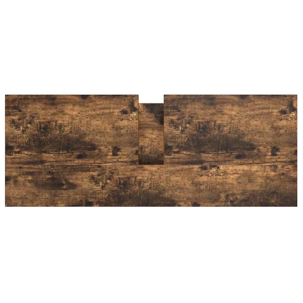 Waschbeckenunterschrank mit Schubladen Räuchereiche