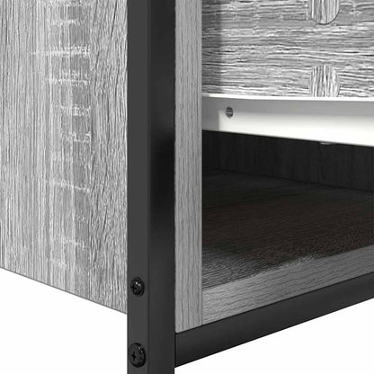 Waschbeckenunterschrank mit Schubladen Grau Sonoma 90x34,5x60cm