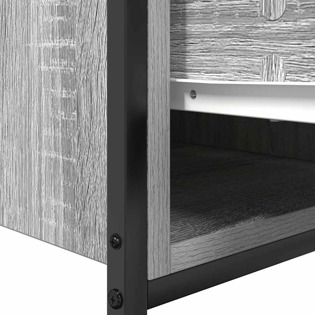 Waschbeckenunterschrank mit Schubladen Grau Sonoma 60x34,5x60cm
