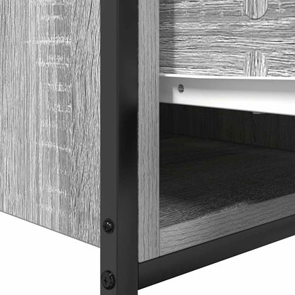 Waschbeckenunterschrank mit Schubladen Grau Sonoma 60x34,5x60cm