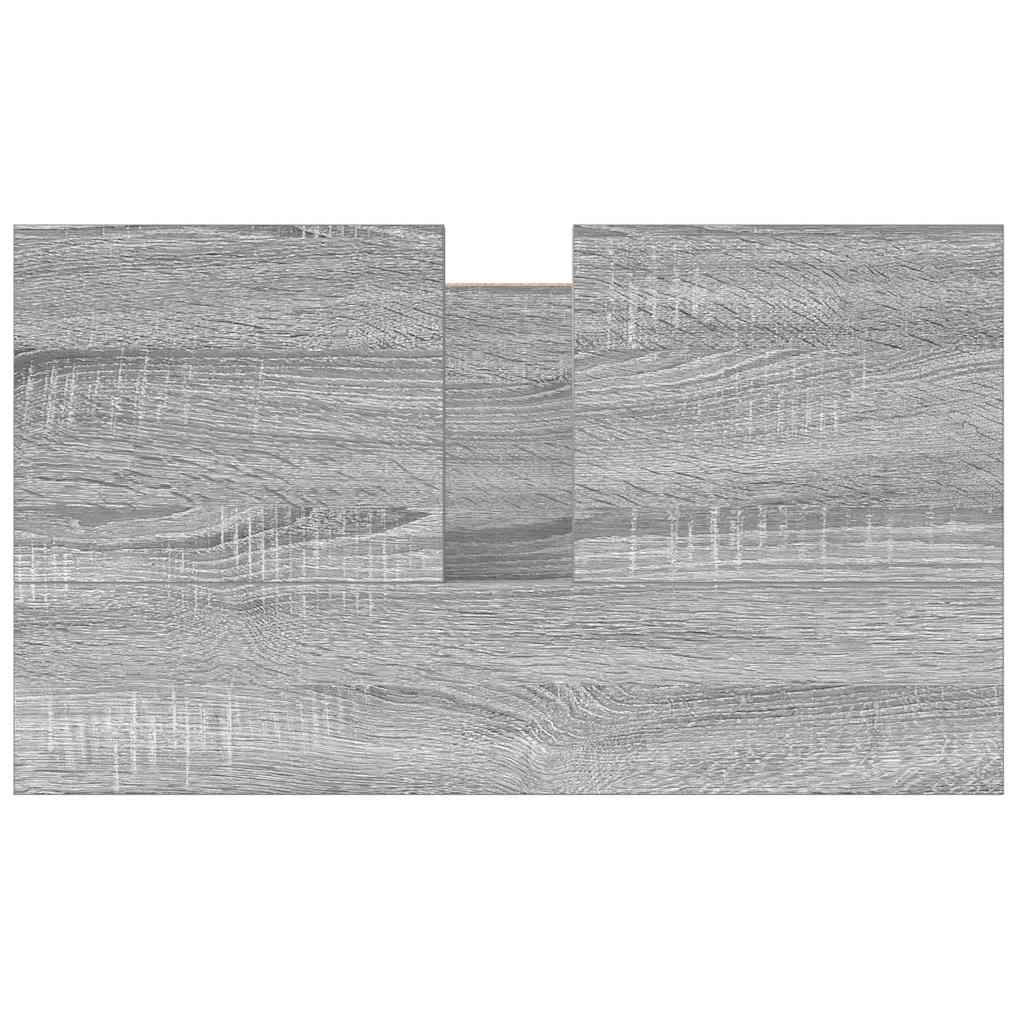 Waschbeckenunterschrank mit Schubladen Grau Sonoma 60x34,5x60cm