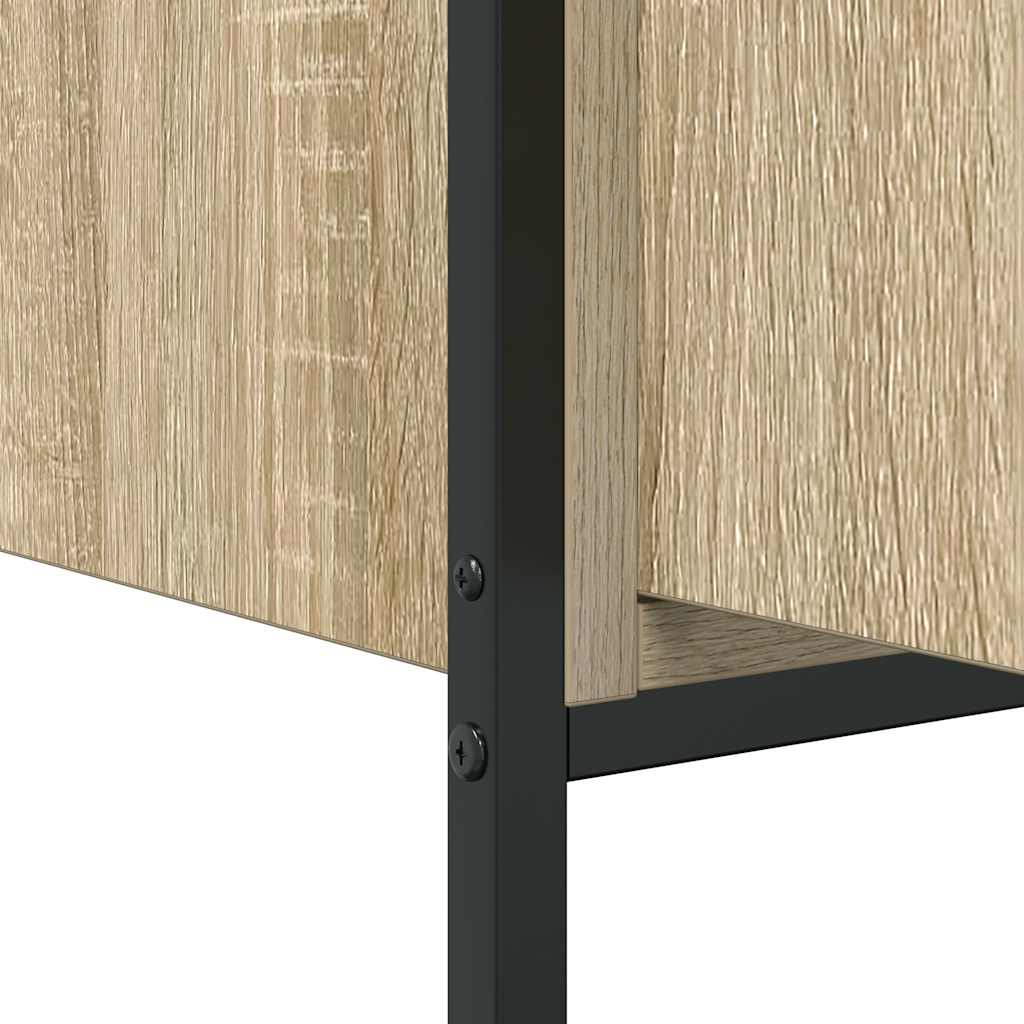 Waschbeckenunterschrank Sonoma-Eiche 60x34,5x60 cm