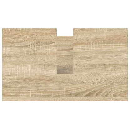 Waschbeckenunterschrank Sonoma-Eiche 60x34,5x60 cm