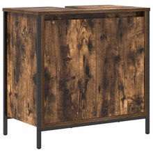 Waschbeckenunterschrank Räuchereiche 60x34,5x60 cm