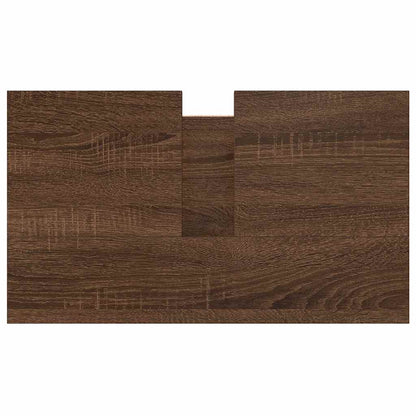 Waschbeckenunterschrank Braun Eichen-Optik 60x34,5x60 cm