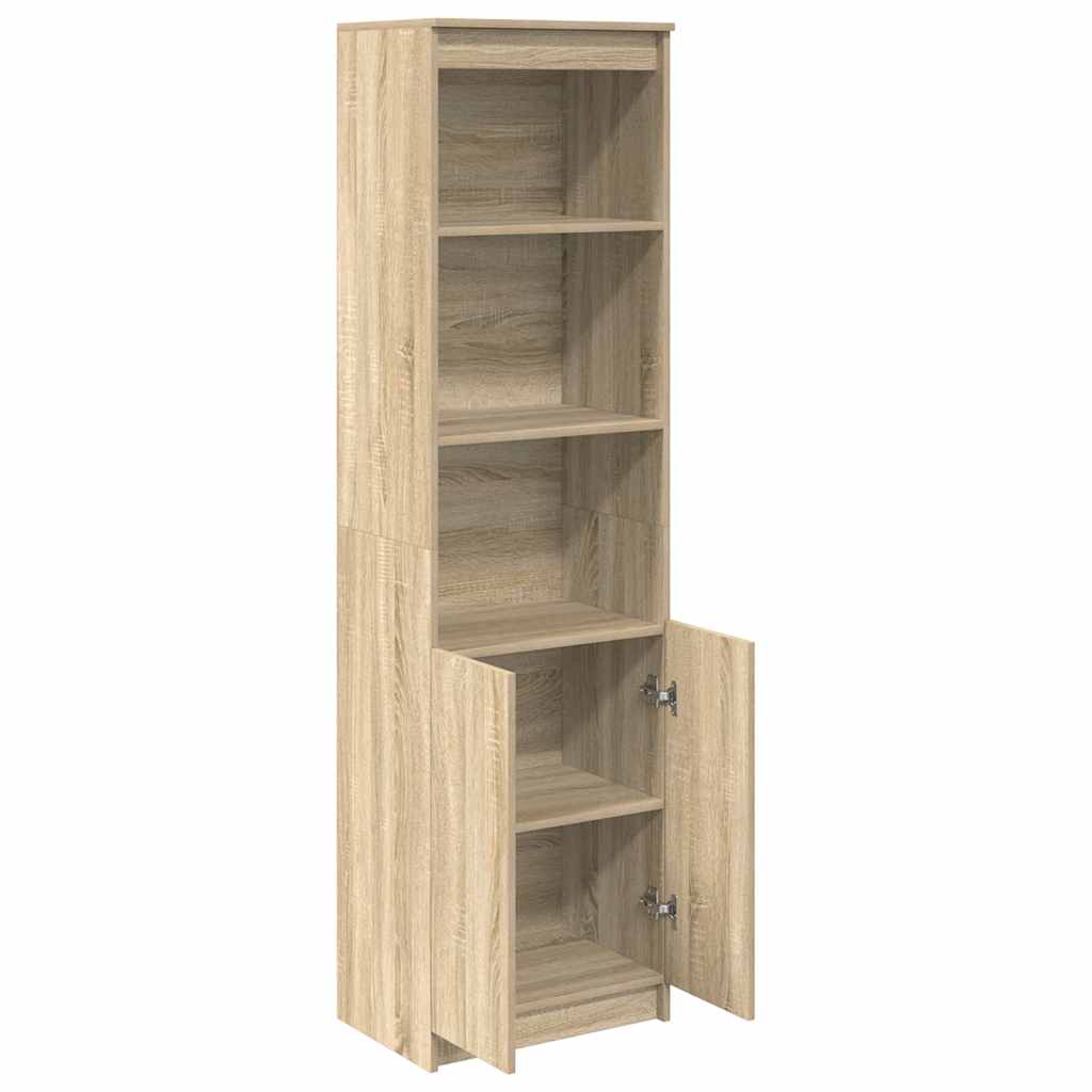 Highboard Sonoma-Eiche 50x35x180 cm Holzwerkstoff