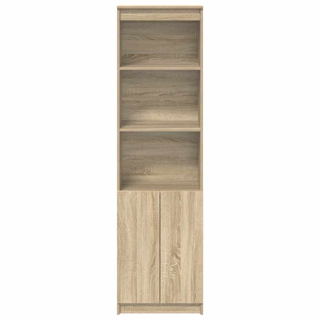 Highboard Sonoma-Eiche 50x35x180 cm Holzwerkstoff
