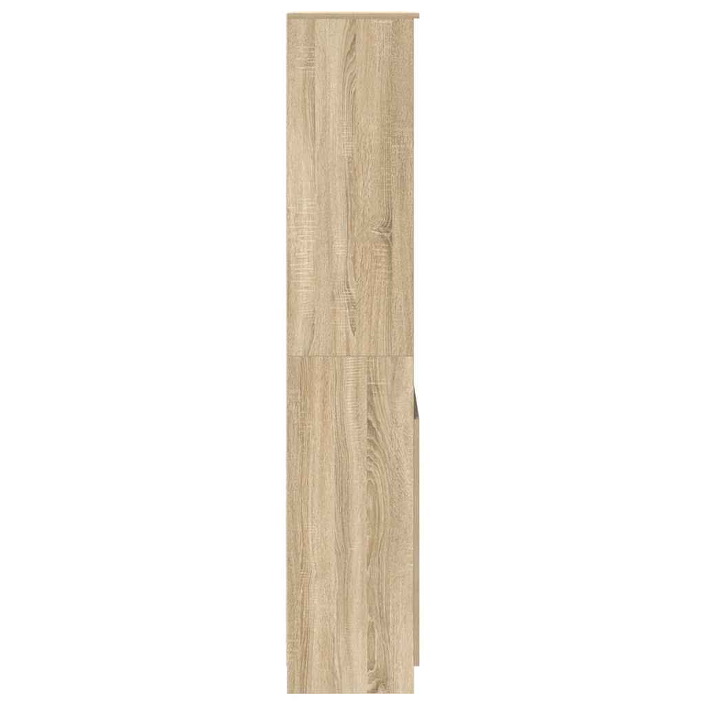 Highboard Sonoma-Eiche 50x35x180 cm Holzwerkstoff