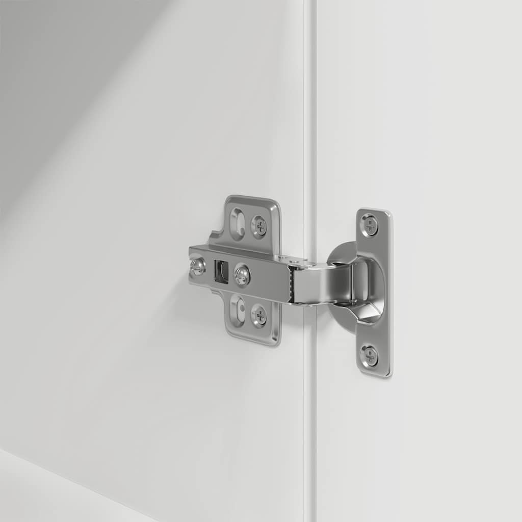 Highboard Weiß 70x35x180 cm Holzwerkstoff