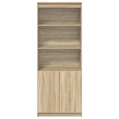 Highboard Sonoma-Eiche 70x35x180 cm Holzwerkstoff