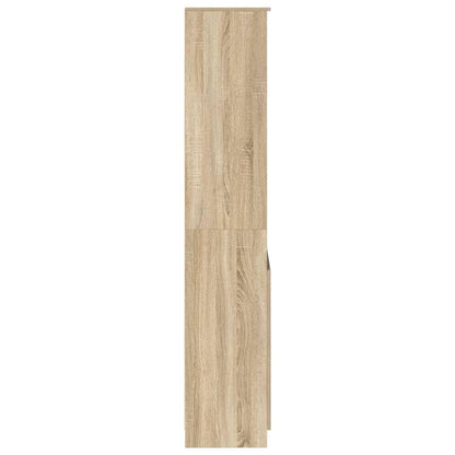 Highboard Sonoma-Eiche 70x35x180 cm Holzwerkstoff