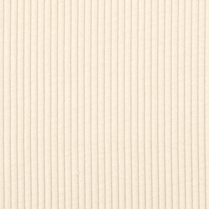 2-Sitzer-Sofa mit Chaiselongue L-Form Creme 125 cm Leinen