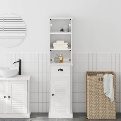 Badezimmermöbel Set VIGO 2 pcs Braun und Weiß 37 x 34 x 150 cm