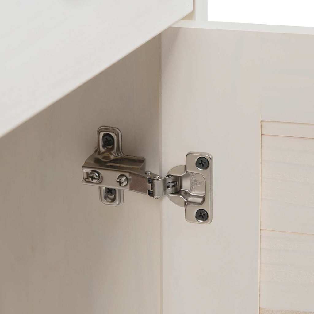 Badezimmermöbel Set VIGO 2 pcs Braun und Weiß 37 x 34 x 80 cm