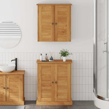 Badezimmermöbel Set mit Tür VIGO 2 pcs Braun 67,5 x 34 x 80 cm
