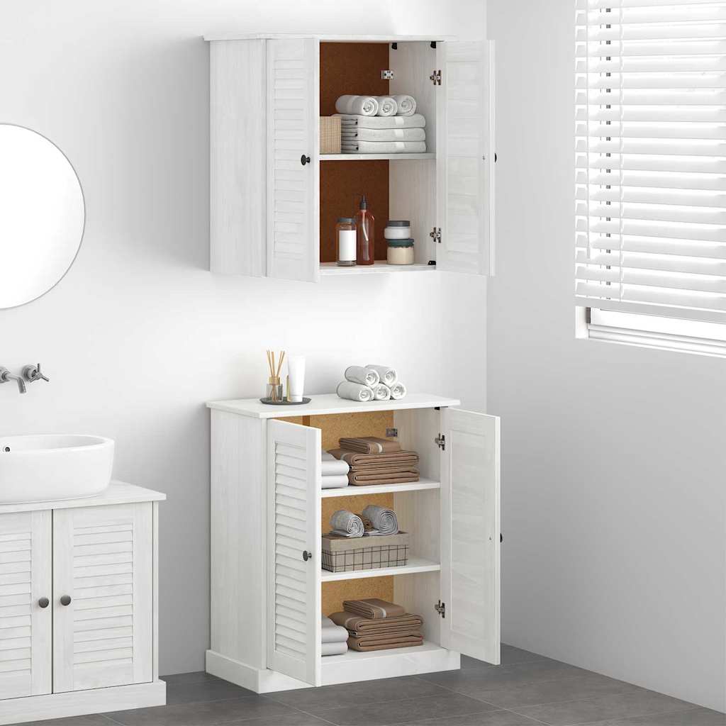 Badezimmermöbel Set mit Regal 2 pcs Braun 67,5 x 34 x 80 cm