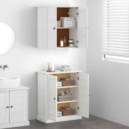 Badezimmermöbel Set mit Regal 2 pcs Braun 67,5 x 34 x 80 cm