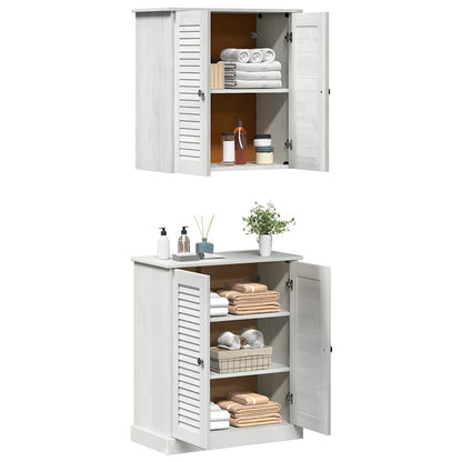Badezimmermöbel Set mit Regal 2 pcs Braun 67,5 x 34 x 80 cm