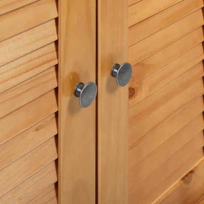 Badezimmermöbel Set mit Tür VIGO 2 pcs Braun 67,5 x 34 x 80 cm