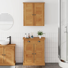 Badezimmermöbel Set mit Tür VIGO 2 pcs Braun 67,5 x 34 x 80 cm