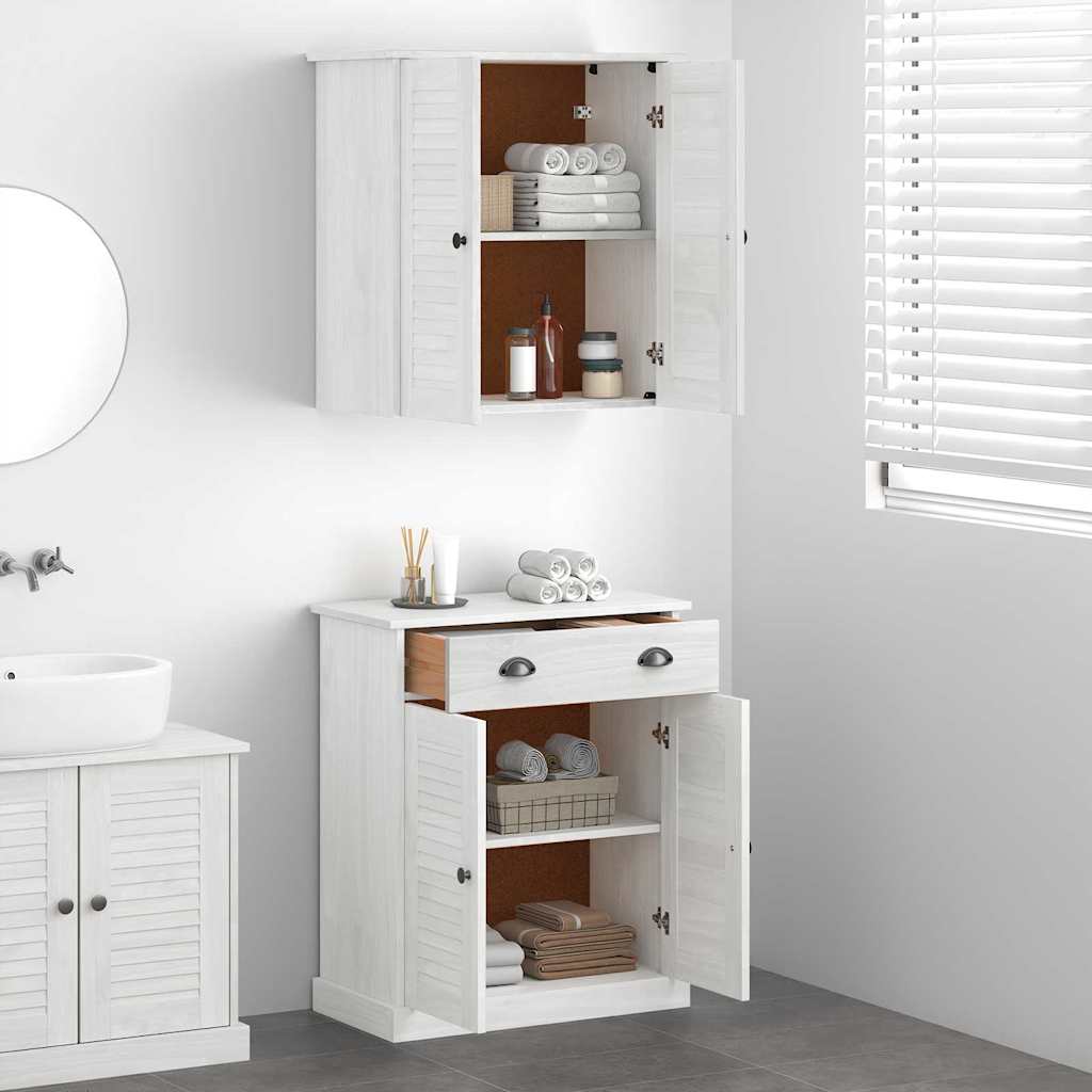 Badezimmermöbel Set mit Tür VIGO 2 pcs Braun 67,5 x 34 x 80 cm