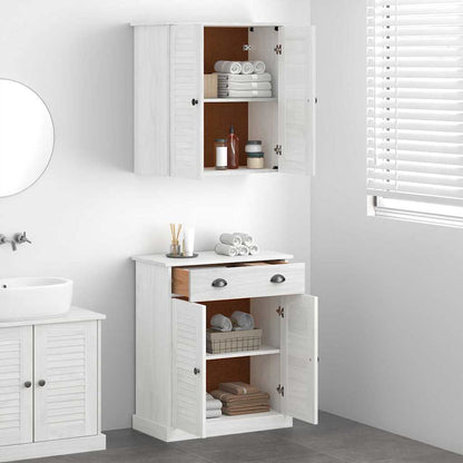 Badezimmermöbel Set mit Tür VIGO 2 pcs Braun 67,5 x 34 x 80 cm