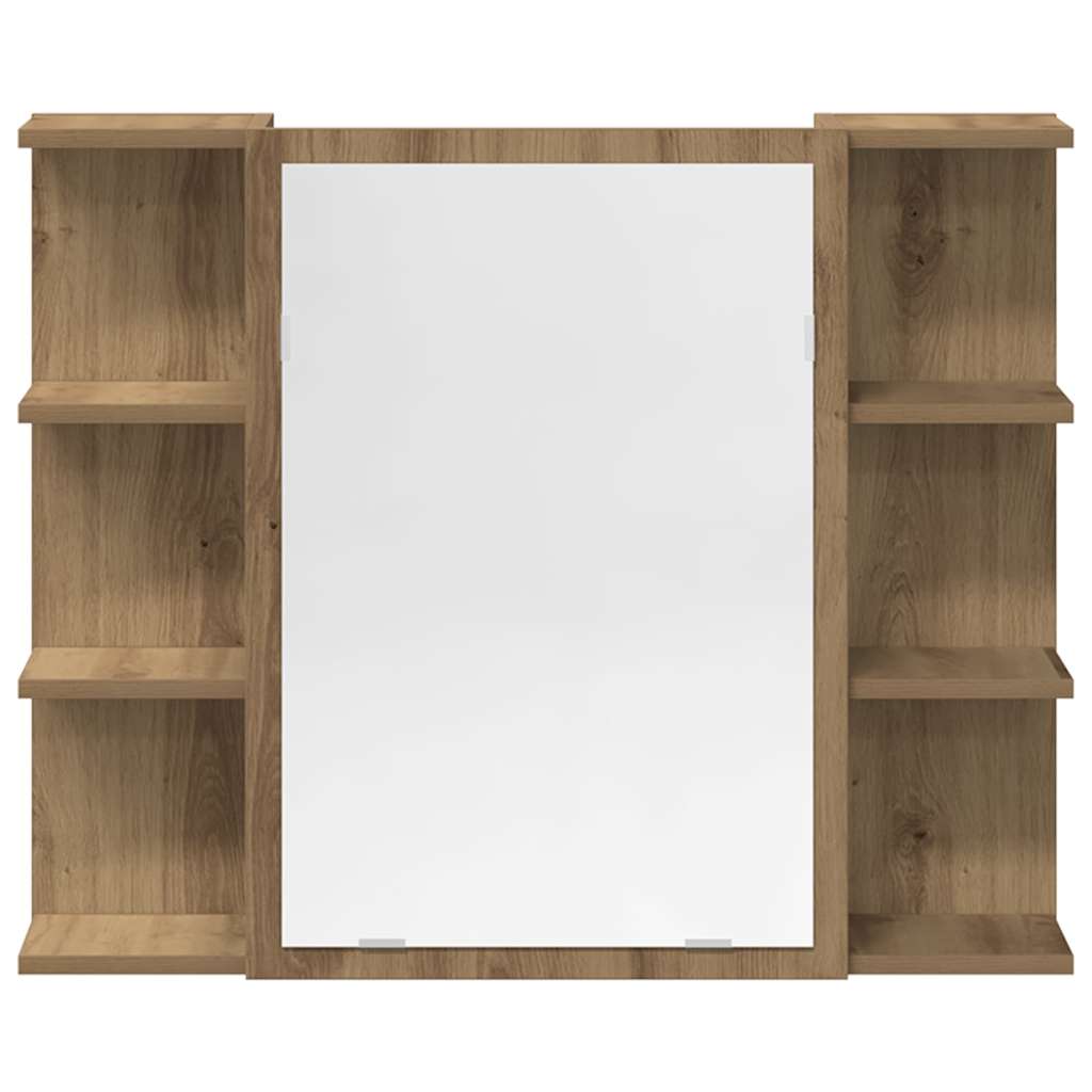 4-tlg. Badmöbel-Set Artisan-Eiche Holzwerkstoff