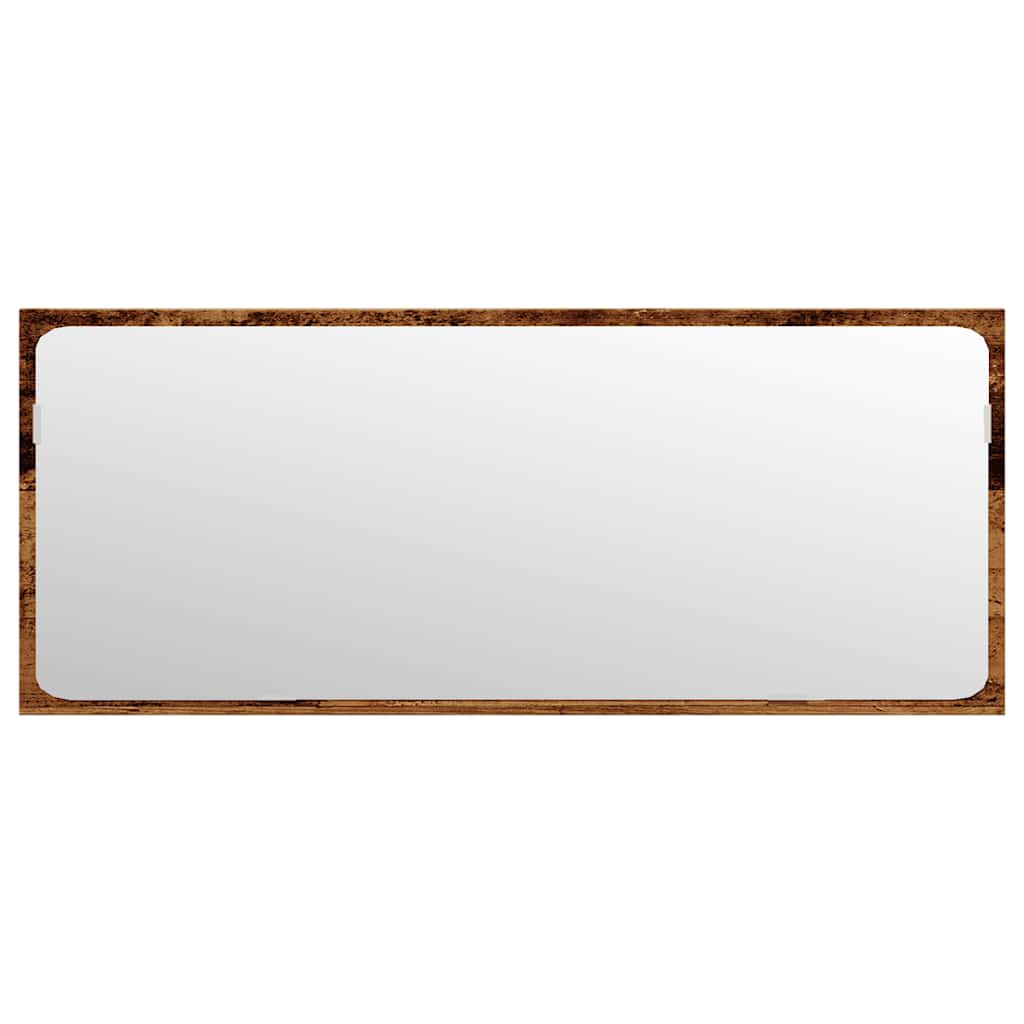 4-tlg. Badmöbel-Set Altholz-Optik Holzwerkstoff