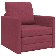 Boden-Schlafsofa mit Kissen Weinrot 74 x 77 x 81 cm Stoff