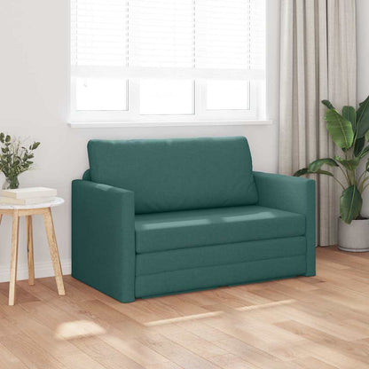 Sofa Bett Dunkelgrün 124 x 71 x 78 cm Stoff