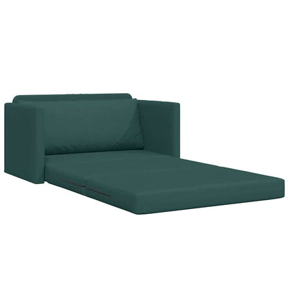 Sofa Bett Dunkelgrün 124 x 71 x 78 cm Stoff