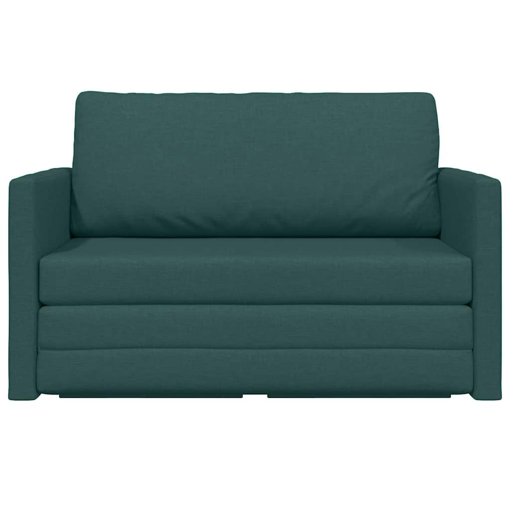 Sofa Bett Dunkelgrün 124 x 71 x 78 cm Stoff