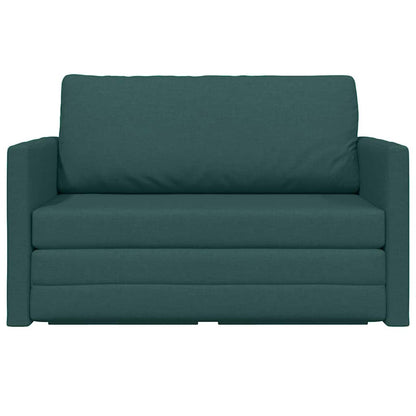 Sofa Bett Dunkelgrün 124 x 71 x 78 cm Stoff