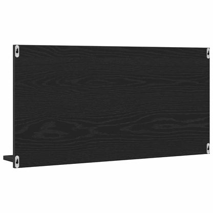 Badezimmer-Spiegelschrank Schwarze Eiche 90 x 11 x 45 cm Holzwerkstoff