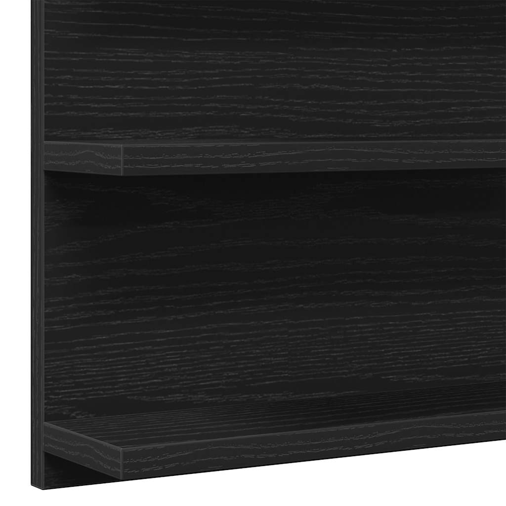 Badezimmer-Spiegelschrank Schwarze Eiche 90 x 11 x 45 cm Holzwerkstoff