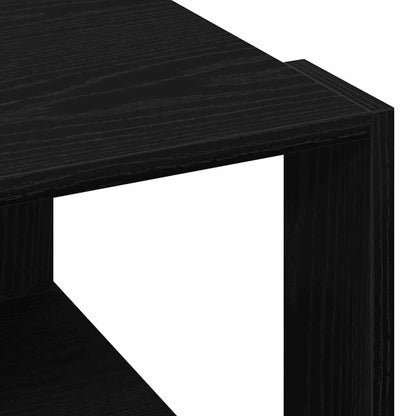 Couchtisch Schwarz Eichen-Optik 85 x 55 x 31 cm Holzwerkstoff